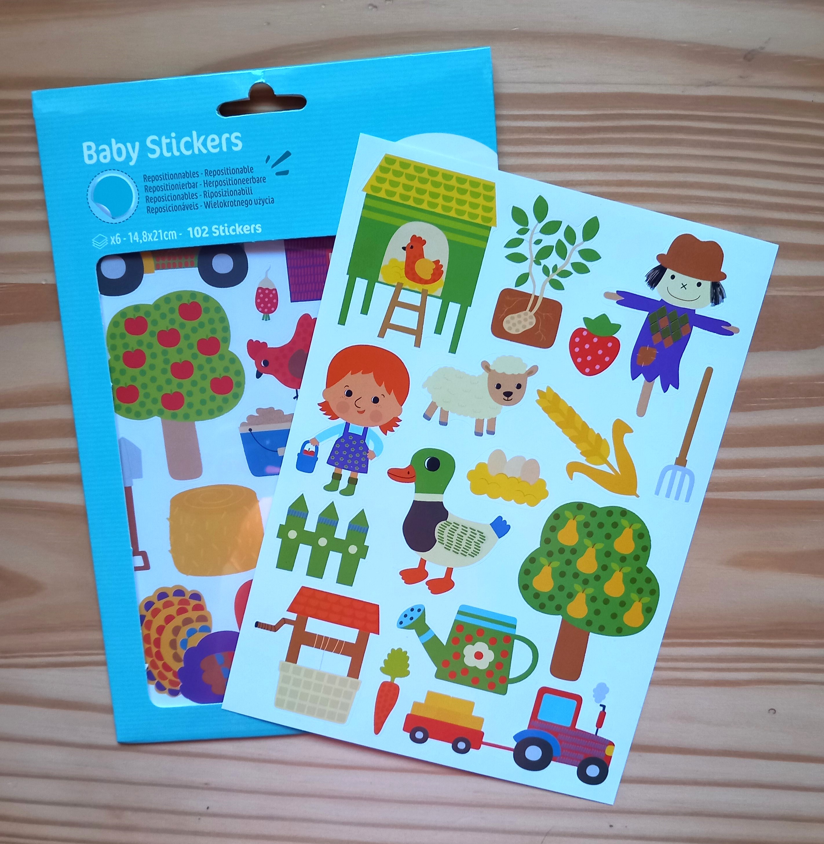 Baby samolepky - Farma